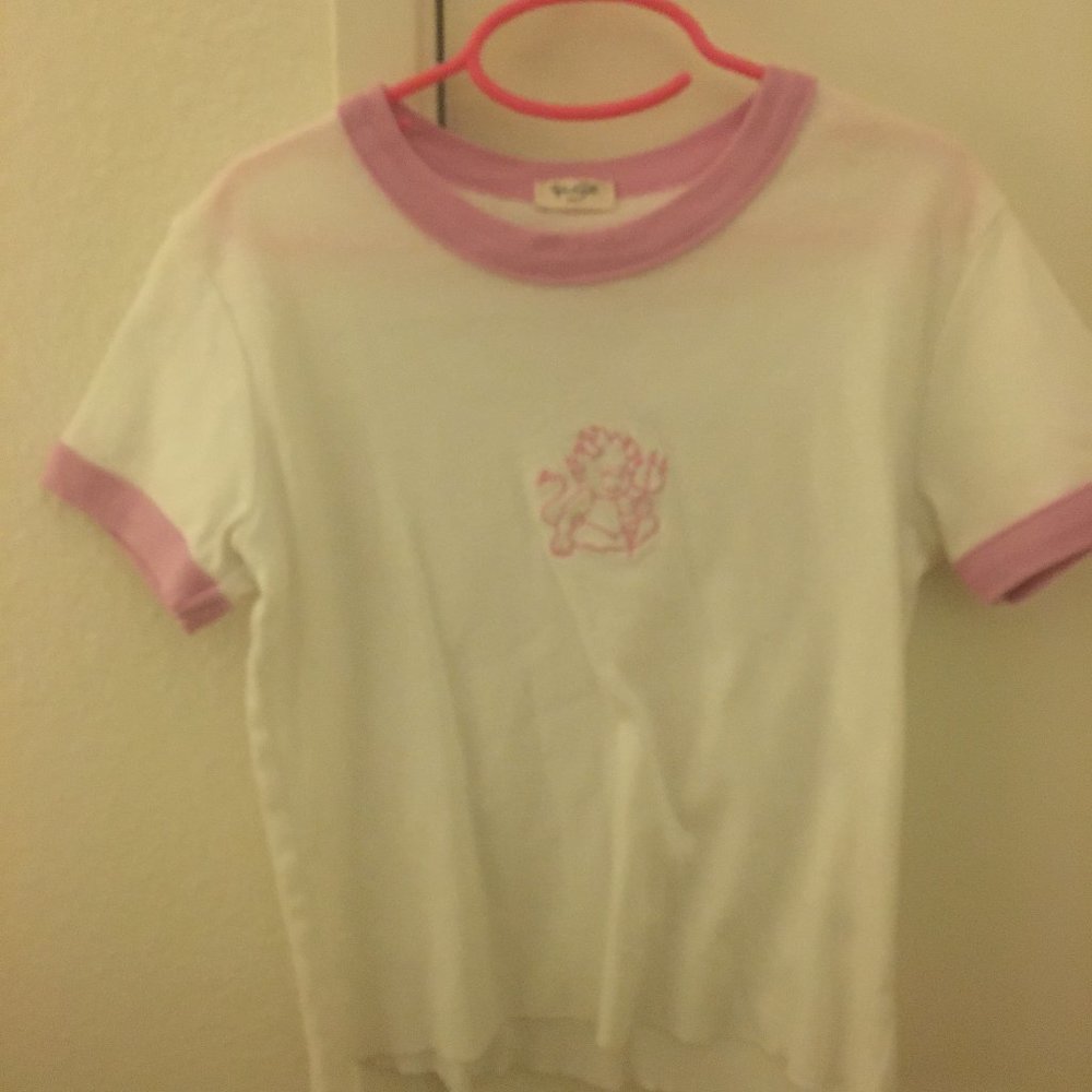 Brandy Melville Pink Devil Top Rare